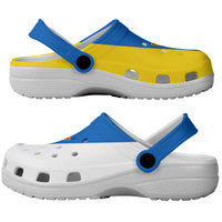 Ukraine Odesa Oblast Clogs Shoes Flag Color Inspiration