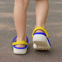 Ukraine Ternopil Oblast Clogs Shoes Flag Color Inspiration