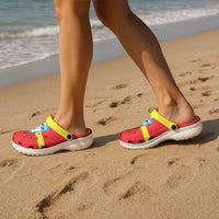 Ukraine Zhytomyr Oblast Clogs Shoes Flag Color Inspiration