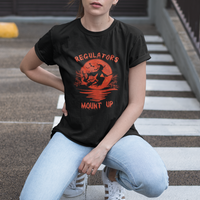 Halloween Witch T Shirt Regulators Mount Up - Wonder Print Shop