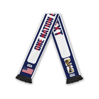 United States 2026 Football Personalized Soccer Scarf USA One Nation One Team