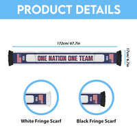 United States 2026 Football Personalized Soccer Scarf USA One Nation One Team