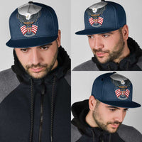 United States 4th Of July Snapback Cap 250 Years Of Freedom USA Power Eagle - Wonder Print Shop