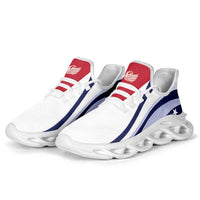 United States Football Clunky Sneakers Flag-Inspired Curve Style