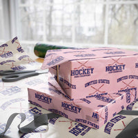 United States Hockey 2026 Champions Wrapping Paper Roll Patriotic USA Ice Hockey Victory Fan