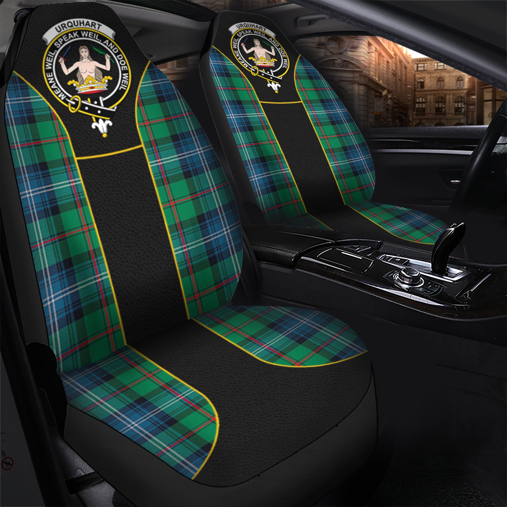 scottish-urquhart-ancient-tartan-crest-car-seat-cover-special-style