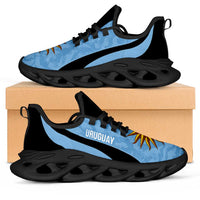 Uruguay 2026 Football Clunky Sneakers La Celeste Sol de Mayo Curve Stylized - Wonder Print Shop