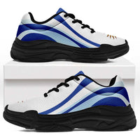 Uruguay Football Chunky Sneakers Flag-Inspired Curve Style
