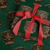 US Marines Veteran Wrapping Paper Roll It Cannot Be Inherited Nor Can It Be Purchased I Have Earned It - Wonder Print Shop