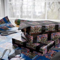 USA 250 Years Freedom Wrapping Paper Roll Feral and Free Funny Raccoon Driking Beer 4th of July