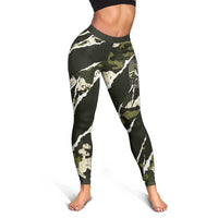 USA 250th Anniversary Leggings Eagle Camouflage Zipper Stylized