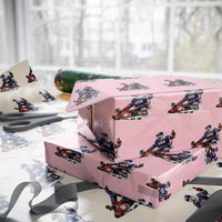 USA Eagle Vs Canada Loon Rivalry Graphic Wrapping Paper Roll Funny Sports Fan Ice Hockey Game Day Supporter