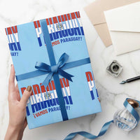 Vamos Paraguay Long Live Soccer Cheer Wrapping Paper Roll Patriotic Paraguaya Futbol Football Fans Pride