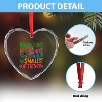 VBS 2025 Insects Adventure Heart Crystal Glass Ornament Discovering the Bigness of God in the Smallest of Things - Wonder Print Shop