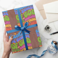 VBS 2025 Wrapping Paper Roll Discovering The Bigness Of God In The Smallest Of Things Retro Groovy - Wonder Print Shop