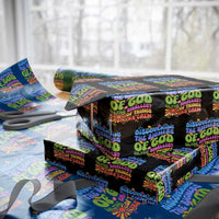 VBS 2025 Wrapping Paper Roll Discovering The Bigness Of God In The Smallest Of Things Retro Groovy - Wonder Print Shop