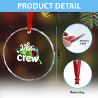 VBS Crew 2025 Crystal Glass Ornament Magnified Smallest Insects Adventure Vacation Bible School Squad - Wonder Print Shop