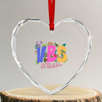 VBS Crew 2025 Heart Crystal Glass Ornament Magninfied Vacation Bible School Adventure - Wonder Print Shop