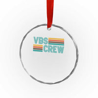 VBS Crew Crystal Glass Ornament Vacation Bible School Church Camp Retro Vintage TS10