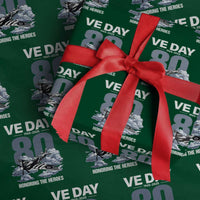 VE Day 80th Anniversary Wrapping Paper Roll 2025 Celebration WWII Remembrance Retro - Wonder Print Shop