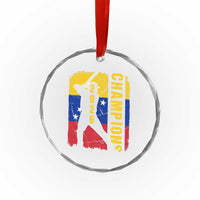 Venezuela 2026 Champions Crystal Glass Ornament Baseball Vinotinto Pride Gift