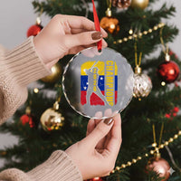 Venezuela 2026 Champions Crystal Glass Ornament Baseball Vinotinto Pride Gift