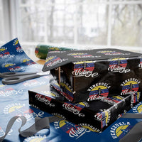 Venezuela 2026 Victory Baseball Wrapping Paper Roll Retro Softball Player Gift