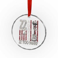 Veteran Suicide Awareness Crystal Glass Ornament 22 A Day Is 22 Too Many - Wonder Print Shop