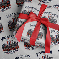 Viking Row Ro Ro Norway Norge Norwegian Flag Wrapping Paper Roll Row For Glory Norway Together As One Retro Football Fans