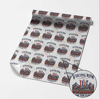 Viking Row Ro Ro Norway Norge Norwegian Flag Wrapping Paper Roll Row For Glory Norway Together As One Retro Football Fans