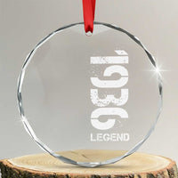 Vintage 1936 Legend Crystal Glass Ornament 90th Birthday Gifts Special Milestone