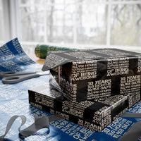 Vintage 30th Birthday Gift Wrapping Paper Roll 30 Years Of Being Awesome