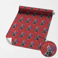 Vintage Abraham Lincoln Abe Lincoln Playing Guitar 250 Years Wrapping Paper Roll 1776 2026 Humor Patriotic