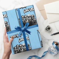 Vintage African American Heroes Wrapping Paper Roll They Not Like Us