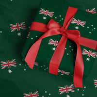 Vintage Australian Flag Wrapping Paper Roll Australia Distressed Patriotic Southern Cross Country Pride Graphic