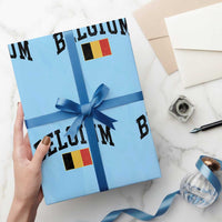 Vintage Belgium Wrapping Paper Roll Belgian Soccer Football Pride Gift for Fans