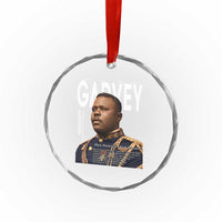Vintage Black History Hero Marcus Garvey Crystal Glass Ornament Black Pride