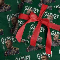 Vintage Black History Hero Marcus Garvey Wrapping Paper Roll Black Pride