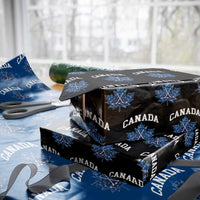 Vintage Canada Hockey Wrapping Paper Roll Maple Leafs - Wonder Print Shop