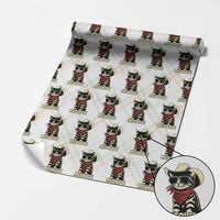 Vintage Cowboy Cat Wrapping Paper Roll Retro 90s Western Country Rodeo Meowdy Partner - Wonder Print Shop