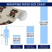 Vintage Cowboy Cat Wrapping Paper Roll Retro 90s Western Country Rodeo Meowdy Partner - Wonder Print Shop