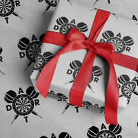 Vintage Dartboard Gift Idea For Dart Lover Wrapping Paper Roll - Wonder Print Shop