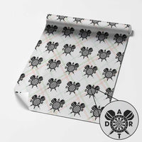 Vintage Dartboard Gift Idea For Dart Lover Wrapping Paper Roll - Wonder Print Shop