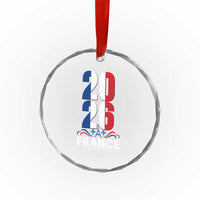 Vintage France Soccer Fan Crystal Glass Ornament French Football Pride 2026