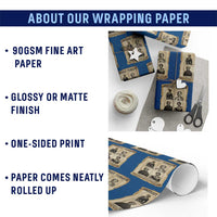 Vintage Harriet Tubman Poster Wrapping Paper Roll I Freed A Thousand People - Wonder Print Shop