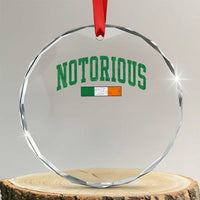 Vintage Irish Flag Notorious Crystal Glass Ornament Boxing Fans
