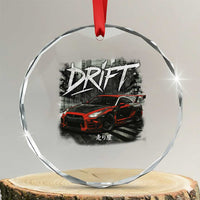 Vintage Japanese Drift Race Car Crystal Glass Ornament Retro Vintage JDM Tokyo Japan Drifting TS10