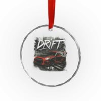 Vintage Japanese Drift Race Car Crystal Glass Ornament Retro Vintage JDM Tokyo Japan Drifting TS10