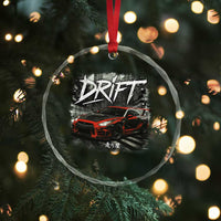 Vintage Japanese Drift Race Car Crystal Glass Ornament Retro Vintage JDM Tokyo Japan Drifting TS10