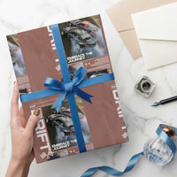 Vintage Japanese Drift Race Car Wrapping Paper Roll Cool Retro Vintage JDM Tokyo Japan Drifting - Wonder Print Shop